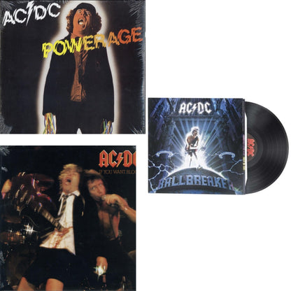 Powerage (180G) & If You Want Blood You've Got It (180G) & Ballbreaker (180G)