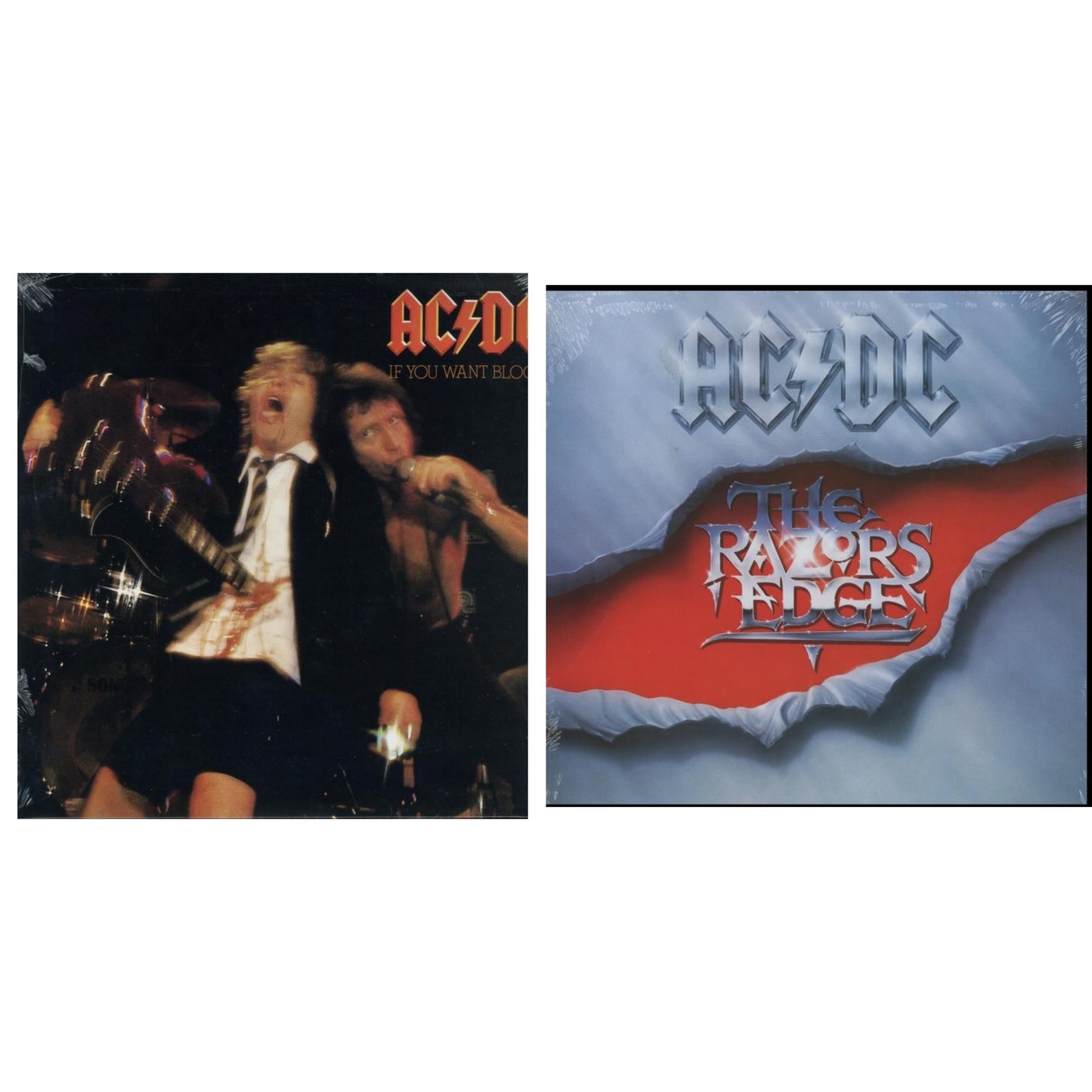 This is a 2 LP Vinyl SKU bundle.
1.This LP Vinyl is brand new.Format: LP VinylMusic Style: Hard RockThis item's title is: If You Want Blood You've Got It (180G)Artist: Ac/DcLabel: LEGACYBarcode: 696998020511Release Date: 10/14/2003
2.This LP Vinyl is brand new.