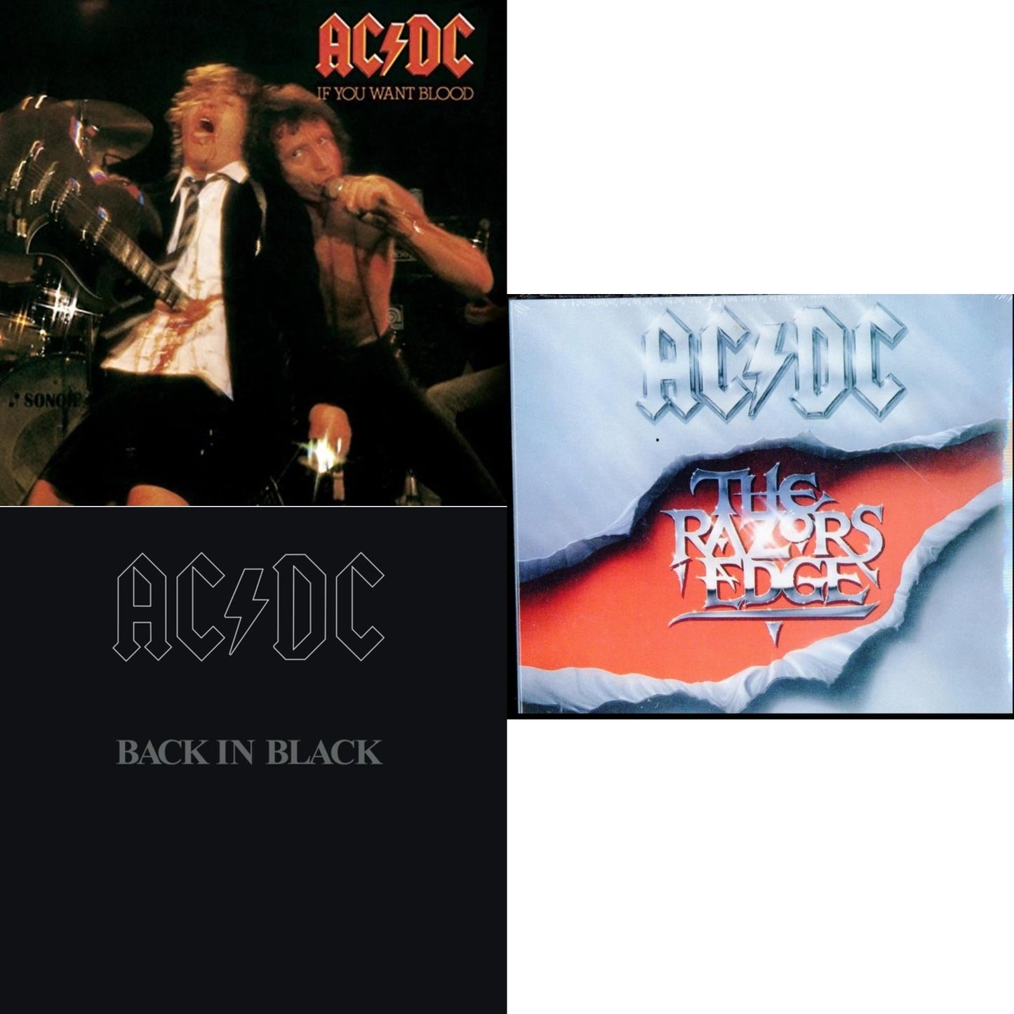 If You Want Blood You've Got It & Back In Black & Razor's Edge