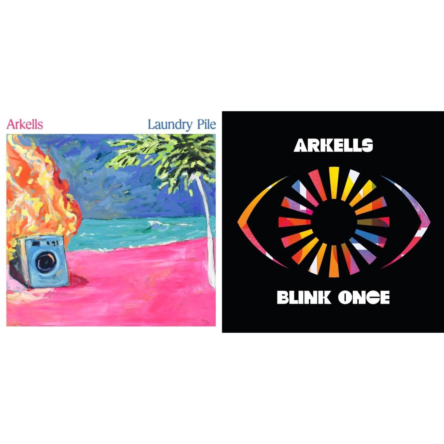 Blink Once & Laundry Pile (Pink LP Vinyl)
