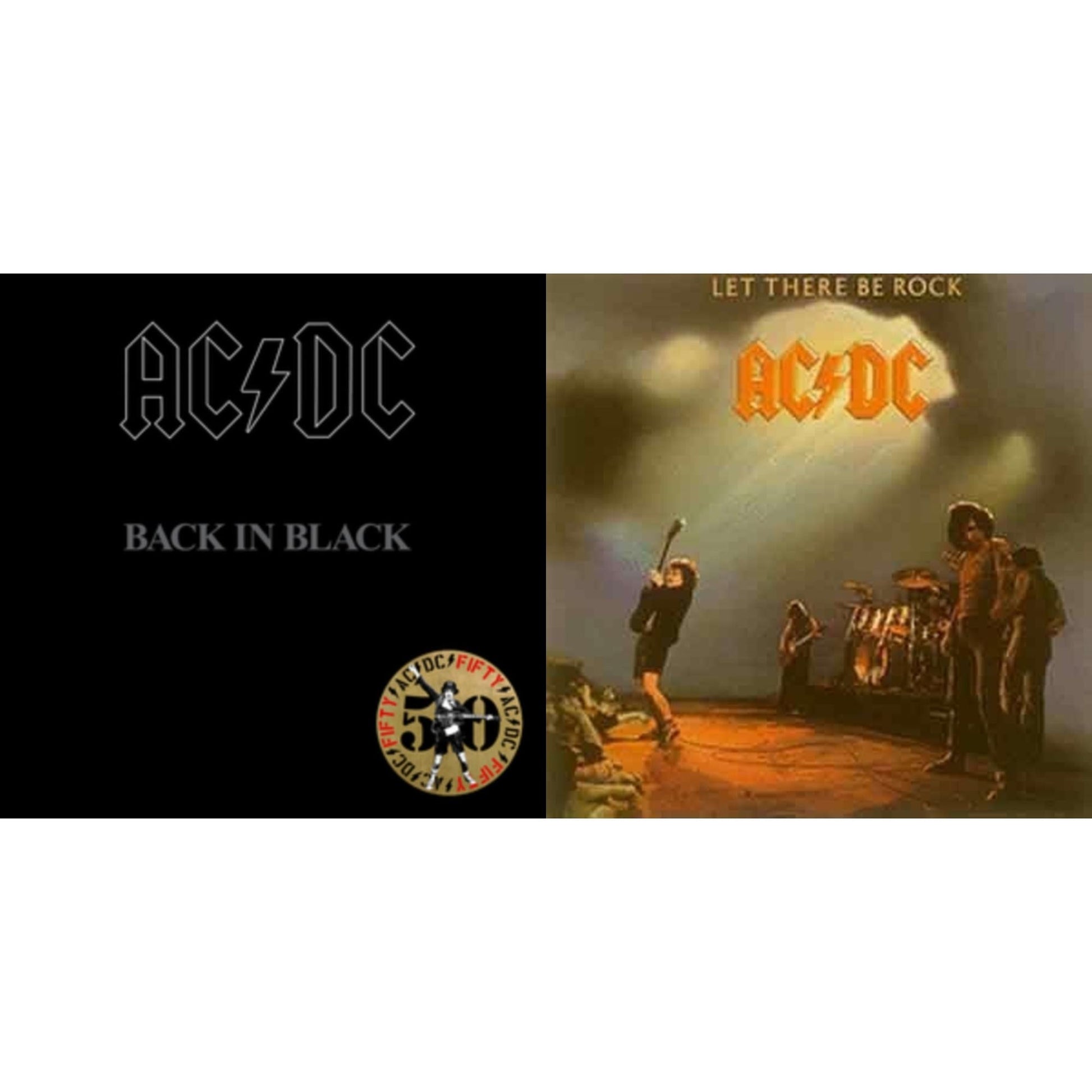 Ac/Dc - Back In Black (Gold Metallic LP Vinyl) & Let There – Weekly Hype