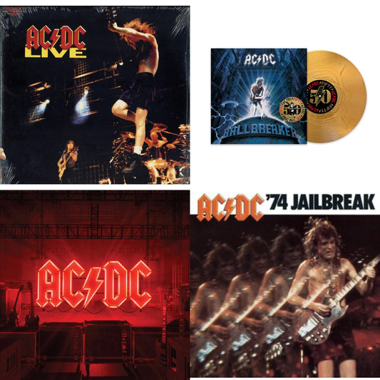 This is a 4 LP Vinyl SKU bundle.
1.This LP Vinyl is brand new.Format: LP VinylMusic Style: Hard RockThis item's title is: Power Up (180G/Gatefold Jacket/Inner Sleeve)Artist: Ac/DcLabel: COLUMBIABarcode: 194397255614Release Date: 11/13/2020
2.This LP Vinyl is brand new.