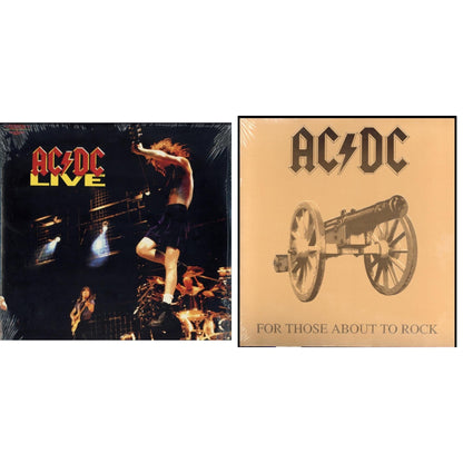 For Those About To Rock (180G) & Live (2LP/180G)