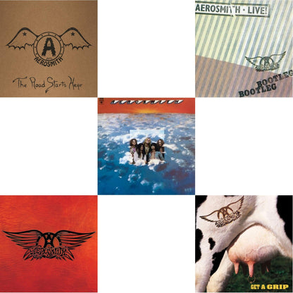 1971: The Road Starts Here & Greatest Hits & Aerosmith & Live! Bootleg (2LP) & Get A Grip