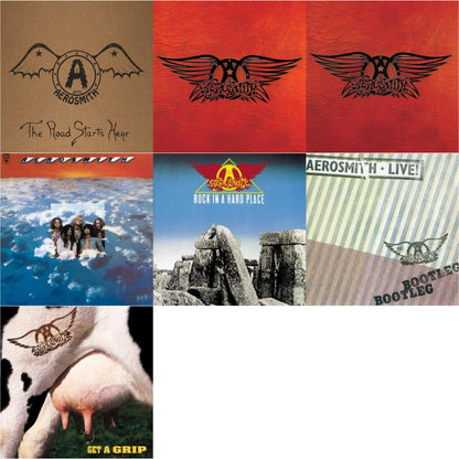 1971: The Road Starts Here & Greatest Hits & Greatest Hits (2LP) & Aerosmith & Rock In A Hard Place & Live! Bootleg (2LP) & Get A Grip