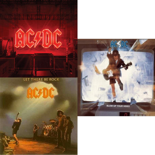 Power Up (180G/Gatefold Jacket/Inner Sleeve) & Let There Be Rock (180G) & Blow Up Your Video (180G)
