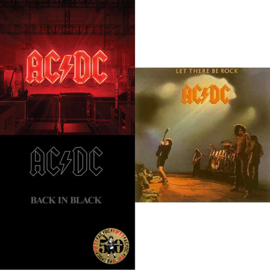 Power Up (180G/Gatefold Jacket/Inner Sleeve) & Back In Black (Gold Metallic LP Vinyl) & Let There Be Rock (180G)