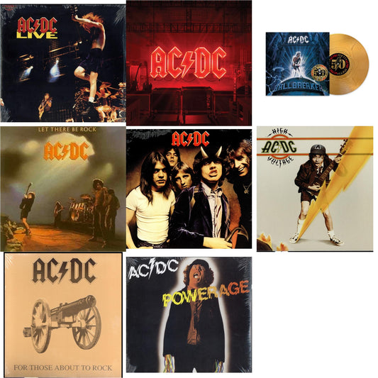 This is a 8 LP Vinyl SKU bundle.
1.This LP Vinyl is brand new.Format: LP VinylMusic Style: Hard RockThis item's title is: Power Up (180G/Gatefold Jacket/Inner Sleeve)Artist: Ac/DcLabel: COLUMBIABarcode: 194397255614Release Date: 11/13/2020
2.This LP Vinyl is brand new.