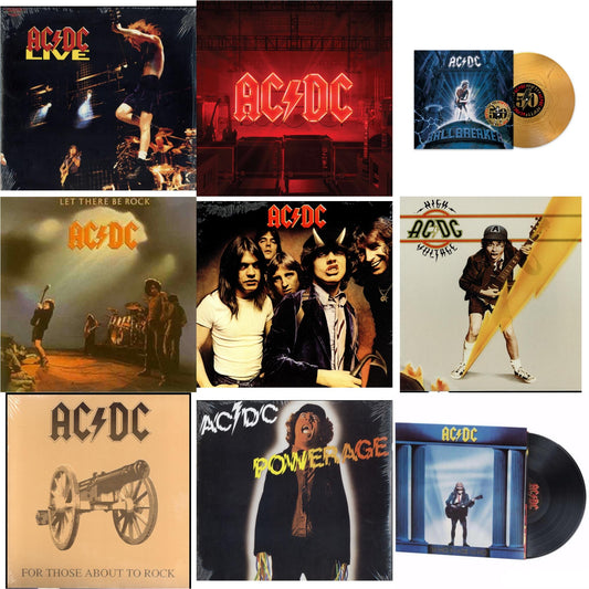 This is a 9 LP Vinyl SKU bundle.
1.This LP Vinyl is brand new.Format: LP VinylMusic Style: Hard RockThis item's title is: Power Up (180G/Gatefold Jacket/Inner Sleeve)Artist: Ac/DcLabel: COLUMBIABarcode: 194397255614Release Date: 11/13/2020
2.This LP Vinyl is brand new.