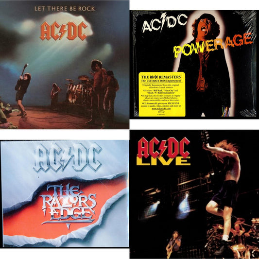 Let There Be Rock & Powerage & Razor's Edge & Live