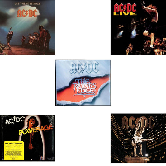Let There Be Rock & Powerage & Razor's Edge & Live & Stiff Upper Lip