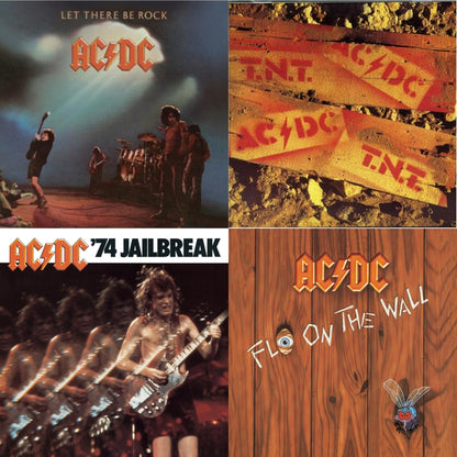 This is a 4 CD SKU bundle.
1.This CD is brand new.Format: CDMusic Style: Hard RockThis item's title is: 74 JailbreakArtist: Ac/DcLabel: EpicBarcode: 696998020023Release Date: 7/1/2003
2.This CD is brand new.