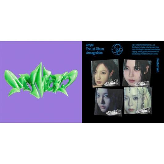 Armageddon - 1St Album (Poster Ver.) & My World (3Rd Mini Album/Tabloid Version)