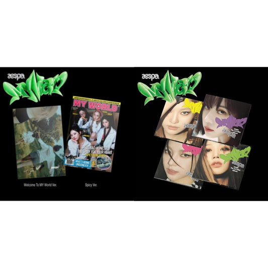 This is a 2 CD SKU bundle.
1.This CD is brand new.Format: CDMusic Style: K-popThis item's title is: My World (3Rd Mini Album/Poster Version)Artist: AespaLabel: SM ENTBarcode: 8809755505349Release Date: 5/12/2023
2.This CD is brand new.