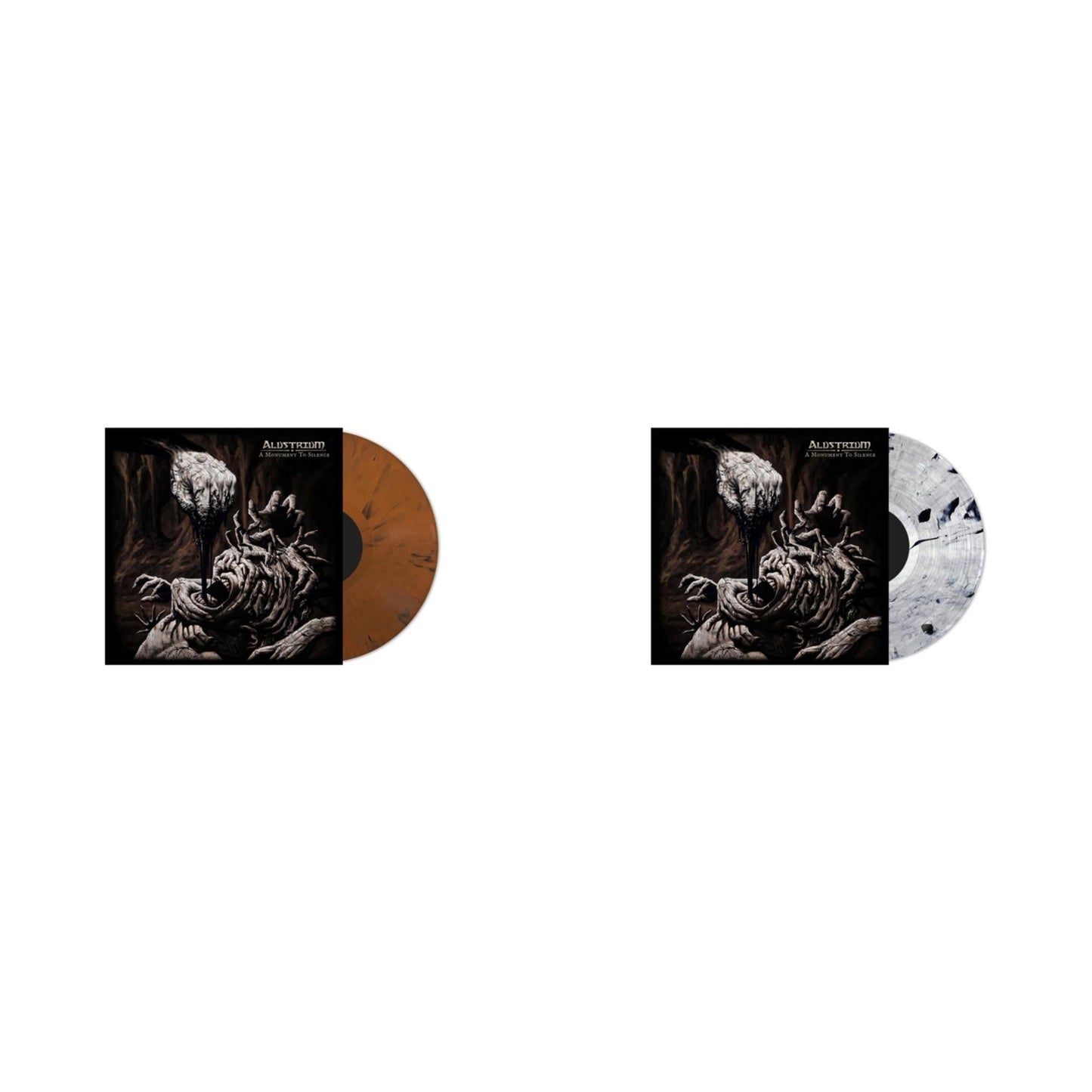 Monument To Silence (Brown/Black Blend LP Vinyl) & Monument To Silence (Silver/Black LP Vinyl)