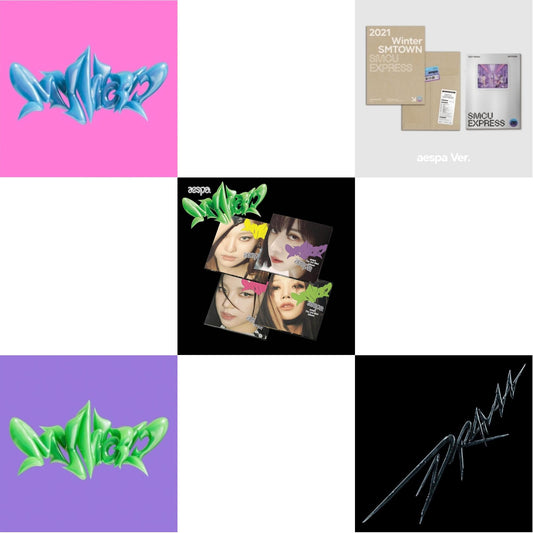 My World (3Rd Mini Album/Intro Version) & My World (3Rd Mini Album/Tabloid Version) & My World (3Rd Mini Album/Poster Version) & 2021 Winter Smtown: Smcu Exrpess (Aespa) & Drama (4Th Mini Album/Version C)