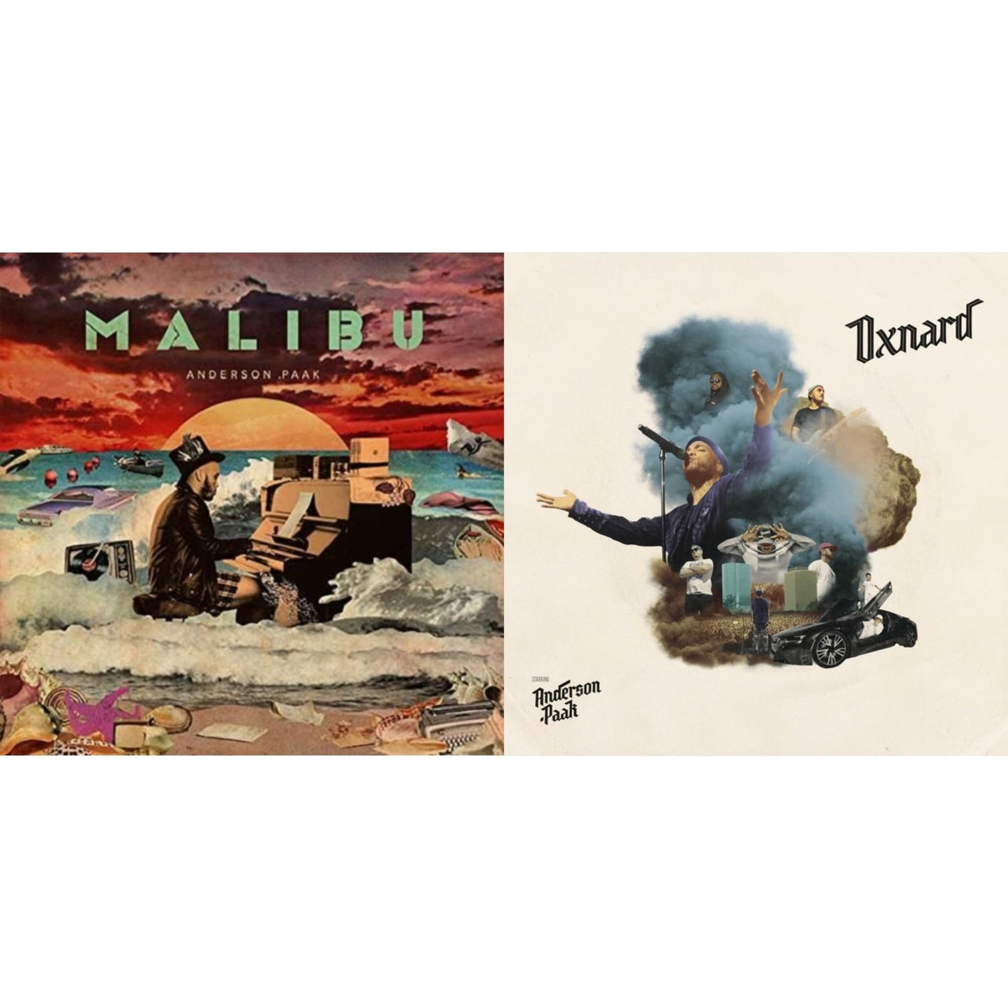 Anderson.Paak - Oxnard & Malibu (180G) - LP Vinyl Bundle
