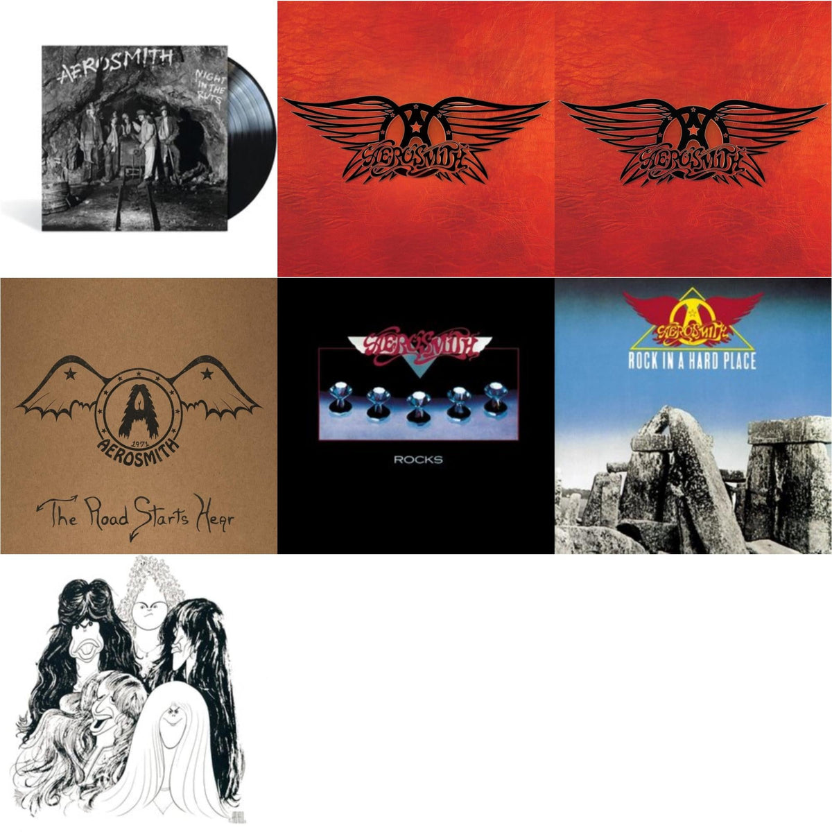 1971: The Road Starts Here & Greatest Hits & Greatest Hits (4LP) & Night In The Ruts & Rocks & Rock In A Hard Place & Draw The Line