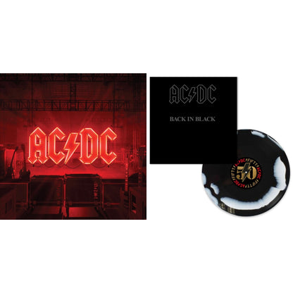 Power Up (180G/Gatefold Jacket/Inner Sleeve) & Back In Black (Black/White Blend LP Vinyl)