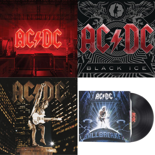 Power Up (180G/Gatefold Jacket/Inner Sleeve) & Black Ice (2LP/180G/Gatefold) & Stiff Upper Lip (180G) & Ballbreaker (180G)