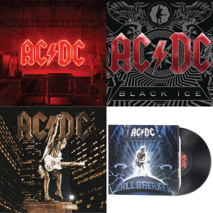 Power Up (180G/Gatefold Jacket/Inner Sleeve) & Black Ice (2LP/180G/Gatefold) & Stiff Upper Lip (180G) & Ballbreaker (180G)