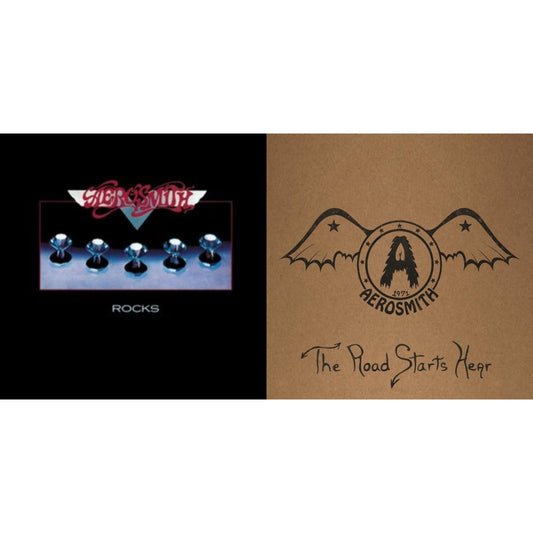 Aerosmith - 1971: The Road Starts Here & Rocks - LP Vinyl Bundle