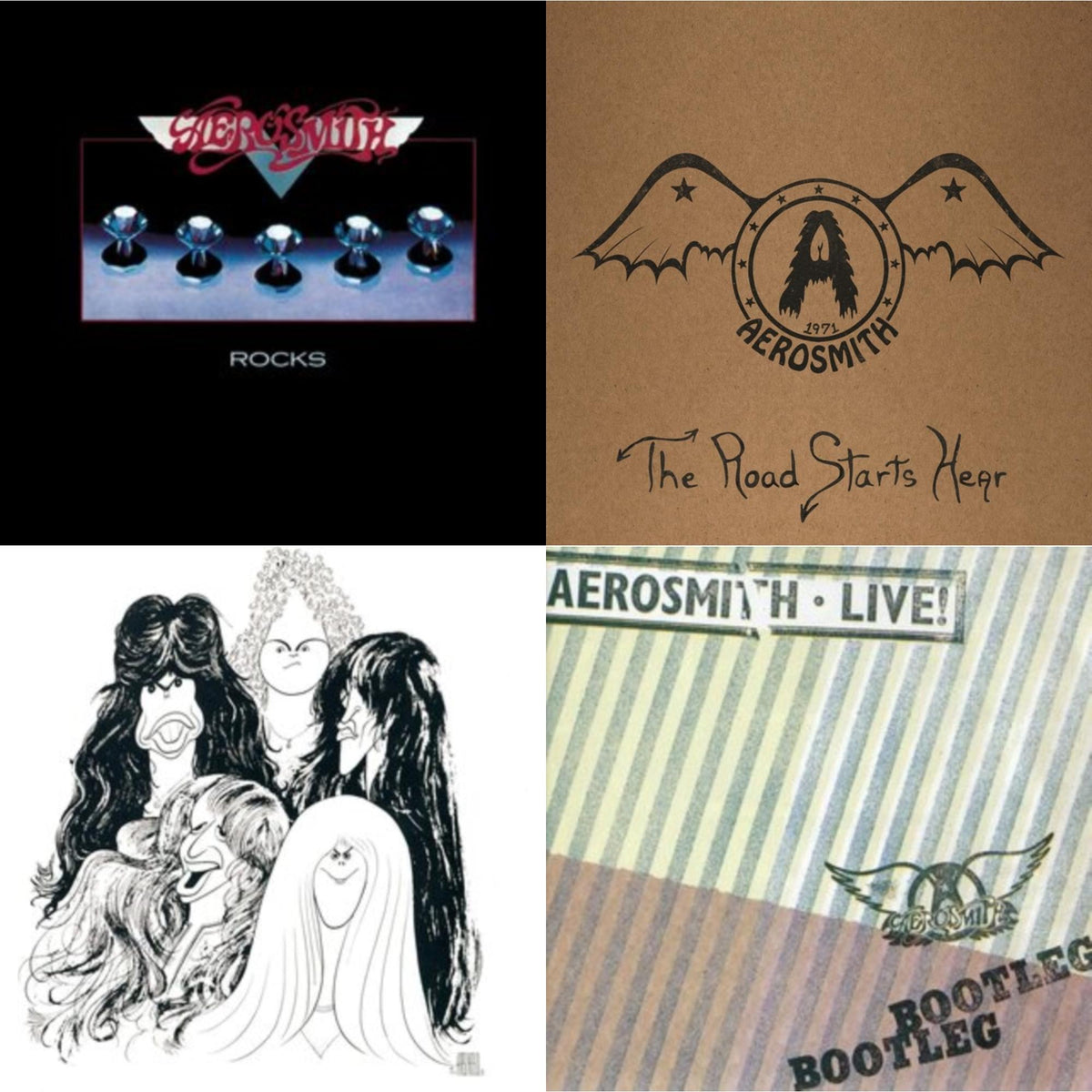 1971: The Road Starts Here & Rocks & Live! Bootleg (2LP) & Draw The Line