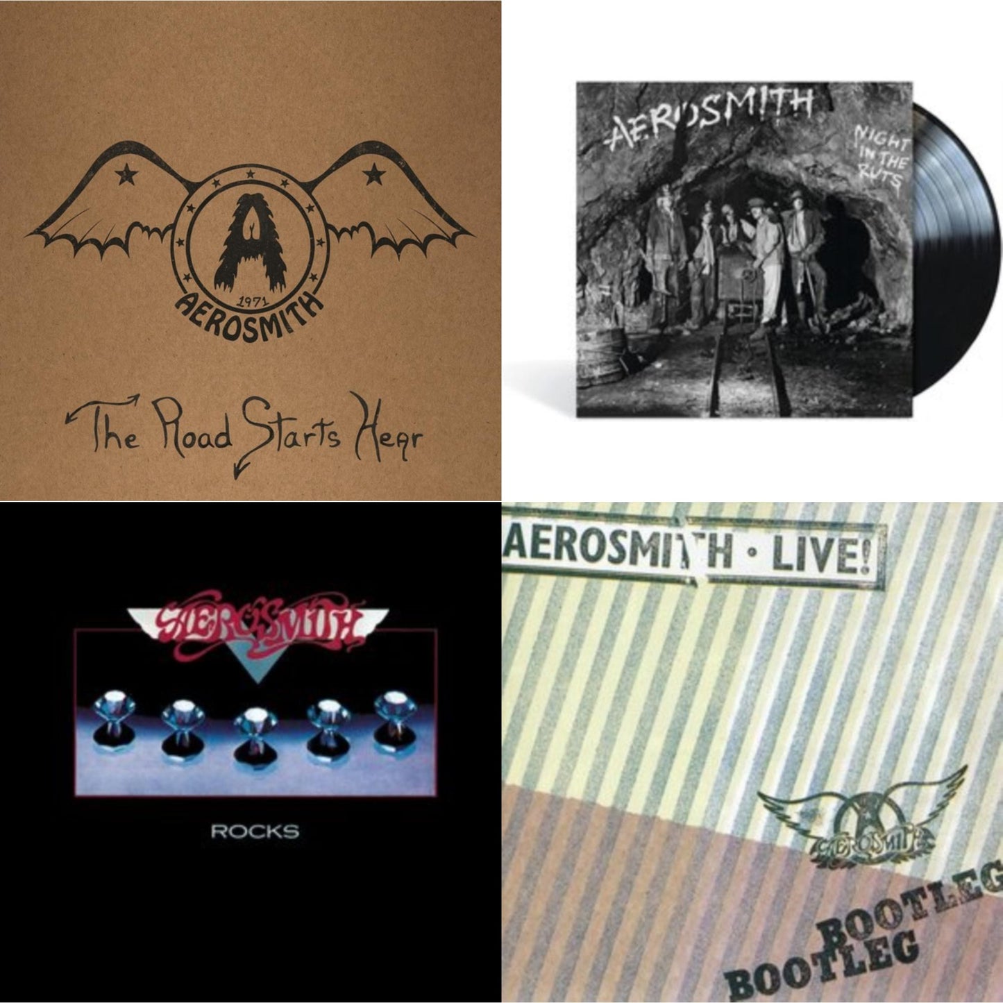 1971: The Road Starts Here & Night In The Ruts & Rocks & Live! Bootleg (2LP)