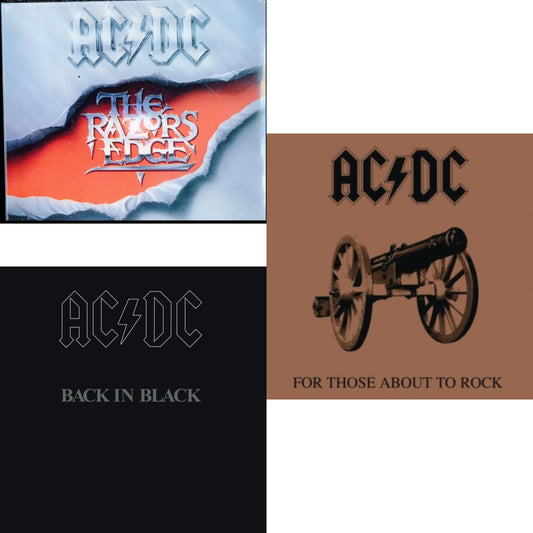 Back In Black & For Those About To Rock & Razor's Edge