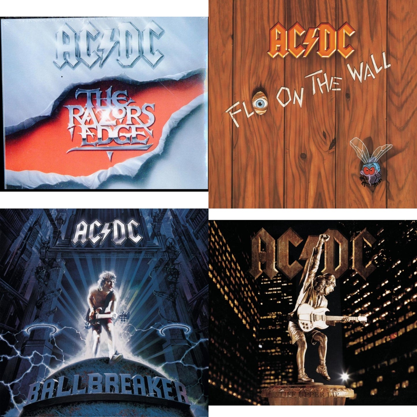 Razor's Edge & Ballbreaker & Stiff Upper Lip & Fly On The Wall