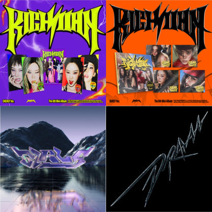 Rich Man (6Th Mini Album) (Energy Ver.) (Giselle Version) & Rich Man (6Th Mini Album) (Burst Ver.) (Giselle Version) & Girls (Digipak Ver.) & Drama (4Th Mini Album/Version C)