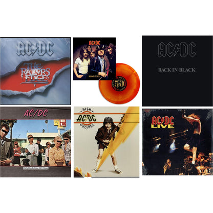This is a 6 LP Vinyl SKU bundle.
1.This LP Vinyl is brand new.Format: LP VinylMusic Style: Hard RockThis item's title is: Highway To Hell (Orange Blend LP Vinyl)Artist: Ac/DcLabel: Sony MusicBarcode: 196588462610Release Date: 3/15/2024
2.This LP Vinyl is brand new.