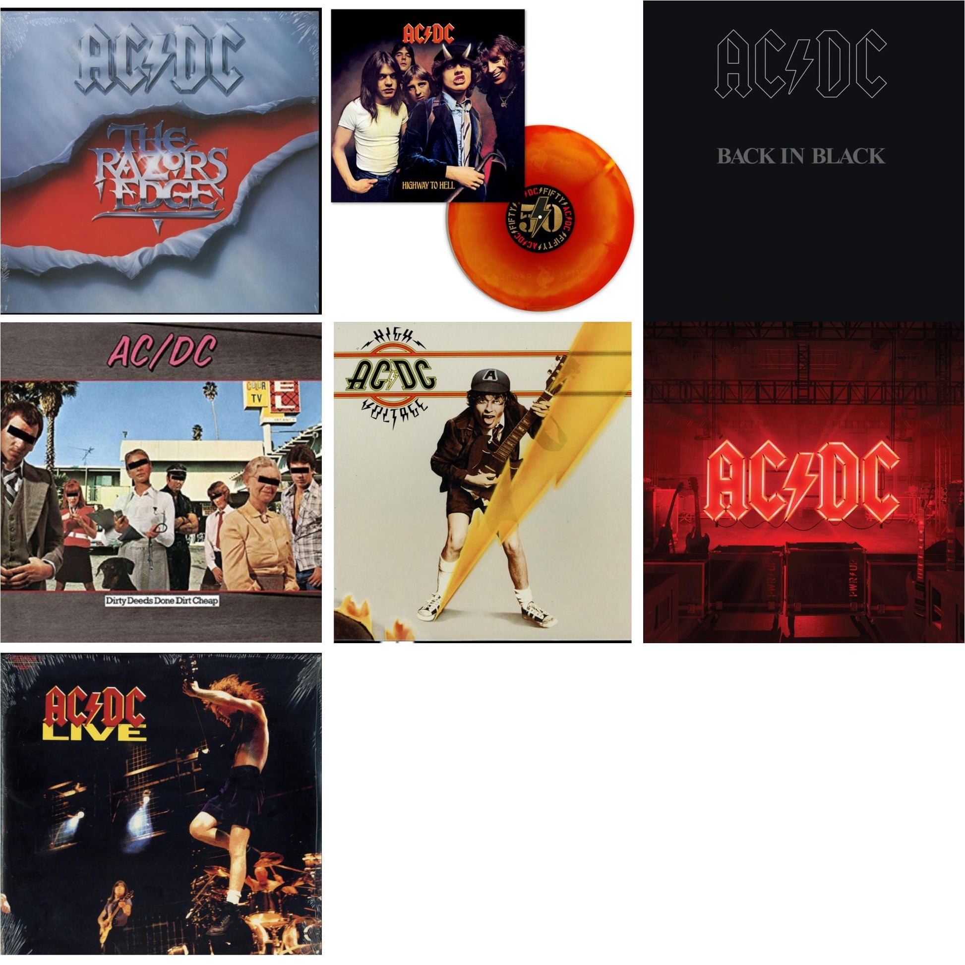 This is a 7 LP Vinyl SKU bundle.
1.This LP Vinyl is brand new.Format: LP VinylMusic Style: Hard RockThis item's title is: Power Up (180G/Gatefold Jacket/Inner Sleeve)Artist: Ac/DcLabel: COLUMBIABarcode: 194397255614Release Date: 11/13/2020
2.This LP Vinyl is brand new.