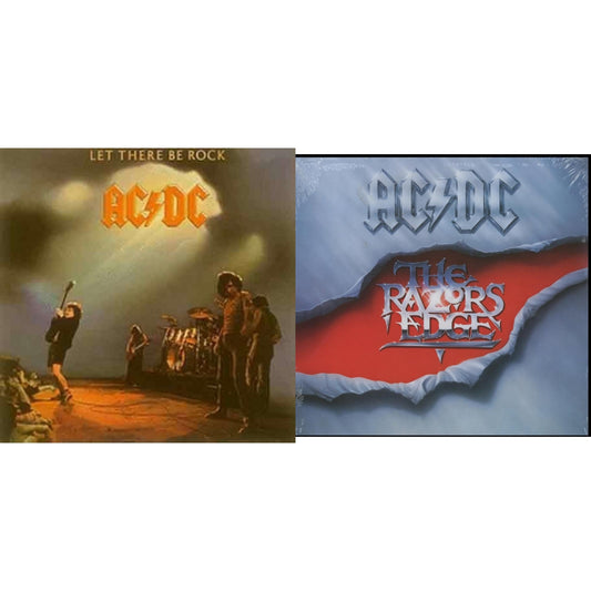 This is a 2 LP Vinyl SKU bundle.
1.This LP Vinyl is brand new.Format: LP VinylMusic Style: Hard RockThis item's title is: Let There Be Rock (180G)Artist: Ac/DcLabel: LEGACYBarcode: 696998020313Release Date: 10/14/2003
2.This LP Vinyl is brand new.