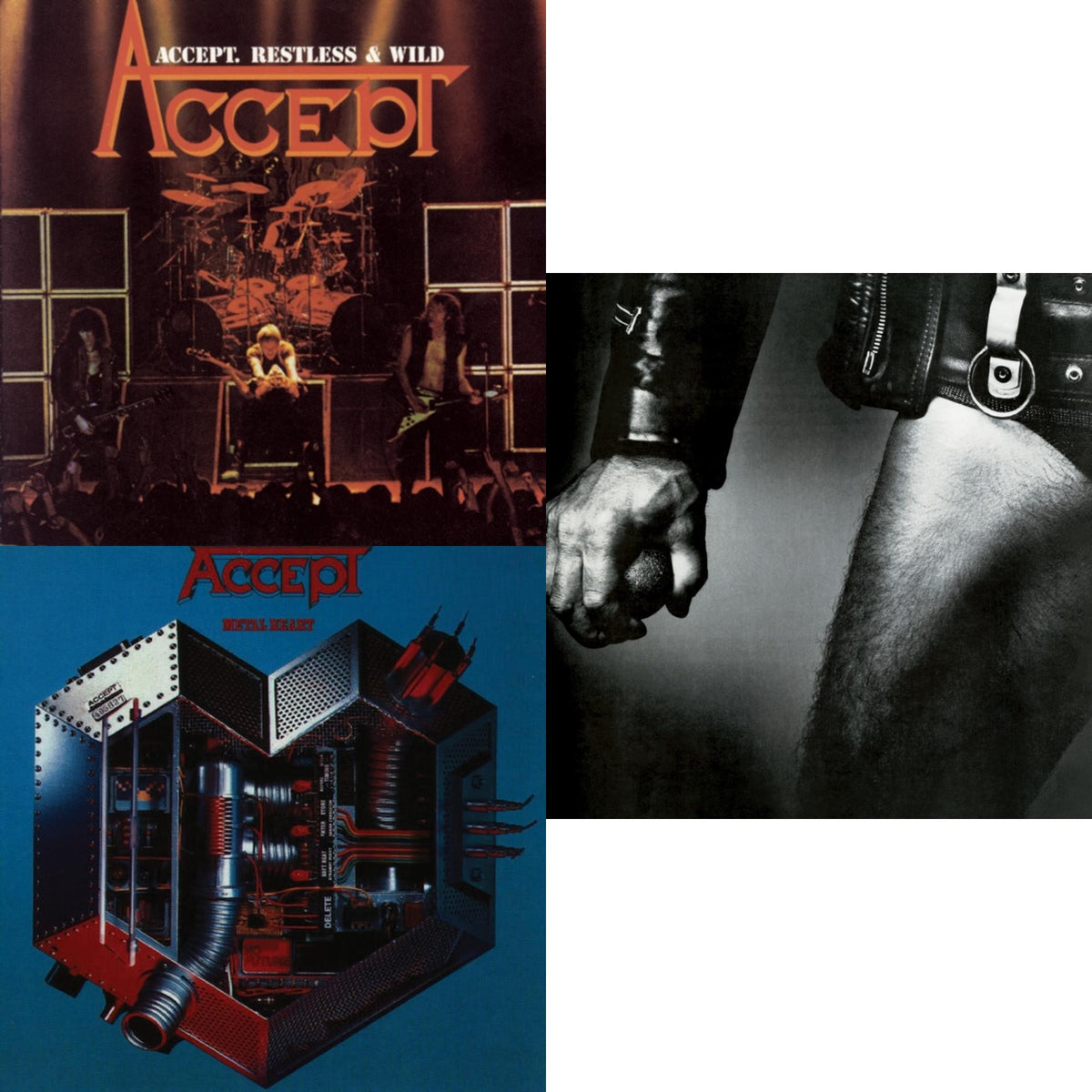 Accept - Balls To The Wall & Metal Heart & Restless & Wild - CD Bundle