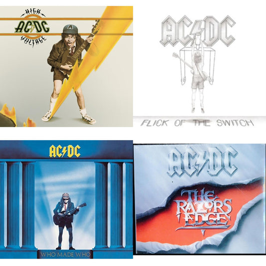 High Voltage & Flick Of The Switch & Who Made Who & Razor's Edge