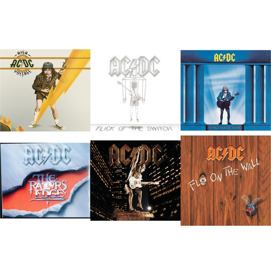 High Voltage & Flick Of The Switch & Who Made Who & Razor's Edge & Stiff Upper Lip & Fly On The Wall