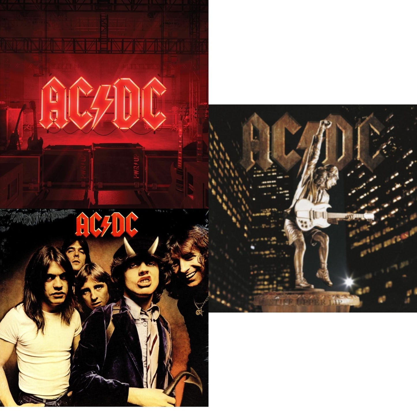 Power Up (180G/Gatefold Jacket/Inner Sleeve) & Highway To Hell (180G) & Stiff Upper Lip (180G)