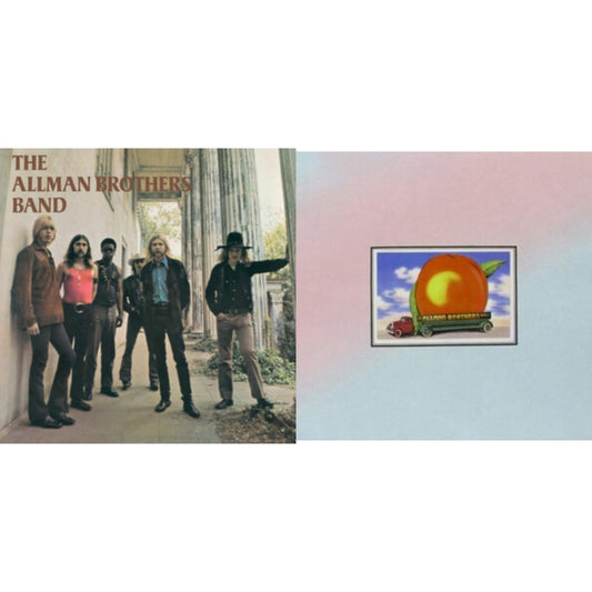 Allman Brothers Band & Eat A Peach (Light Pink & Light Blue LP Vinyl)