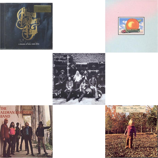 Decade Of Hits 1969 - 1979 & Allman Brothers Band & Live At Fillmore East & Eat A Peach & Brothers & Sisters