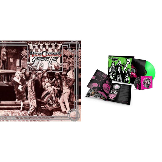 Alice Cooper - Live From The Astroturf (Glow-In-The-Dark LP Vinyl/DVD) & Alice Cooper's Greatest Hits (180G/Limited Anniversary Edition)