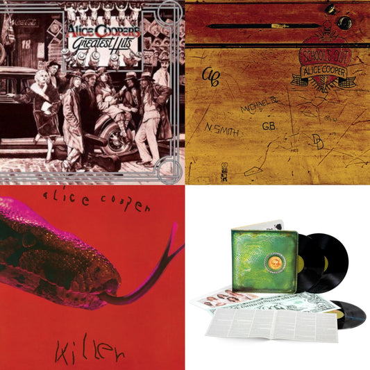Billion Dollar Babies (50Th Anniversary/Deluxe/3LP) & School's Out (Expanded & Remastered/3LP) & Killer (Expanded & Remastered/3LP) & Alice Cooper's Greatest Hits (180G/Limited Anniversary Edition)