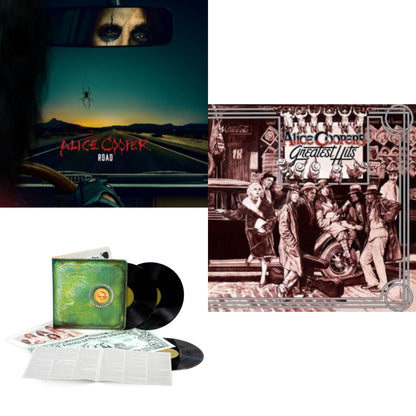 Road (Orange Marbled Vinyl/2LP/DVD) & Billion Dollar Babies (50Th Anniversary/Deluxe/3LP) & Alice Cooper's Greatest Hits (180G/Limited Anniversary Edition)