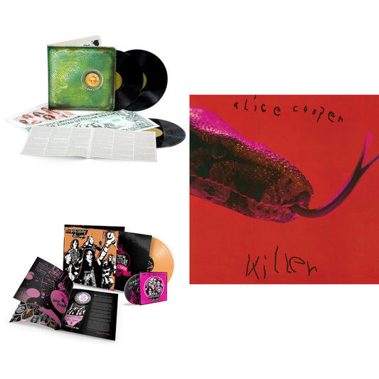 Live From The Astroturf (Apricoot LP Vinyl/DVD) & Billion Dollar Babies (50Th Anniversary/Deluxe/3LP) & Killer (Expanded & Remastered/3LP)