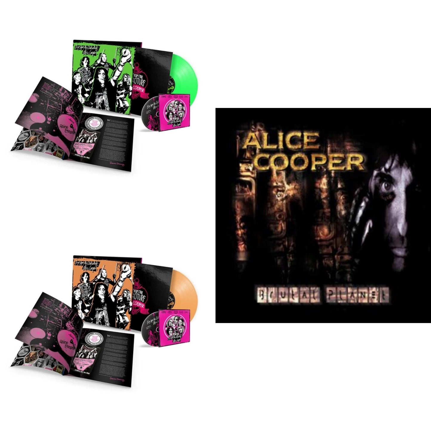Live From The Astroturf (Glow-In-The-Dark LP Vinyl/DVD) & Live From The Astroturf (Apricoot LP Vinyl/DVD) & Brutal Planet (2LP/45 RPM/180G/Brutal Brown Vinyl)