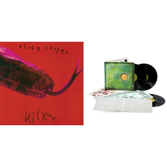 This is a 2 LP Vinyl SKU bundle.
1.This LP Vinyl is brand new.Format: LP VinylMusic Style: Hard RockThis item's title is: Killer (Expanded & Remastered/3LP)Artist: Alice CooperLabel: RHINO/WARNER RECORDSBarcode: 603497841011Release Date: 6/9/2023
2.This LP Vinyl is brand new.