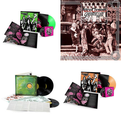 Live From The Astroturf (Glow-In-The-Dark LP Vinyl/DVD) & Live From The Astroturf (Apricoot LP Vinyl/DVD) & Billion Dollar Babies (50Th Anniversary/Deluxe/3LP) & Alice Cooper's Greatest Hits (180G/Limited Anniversary Edition)