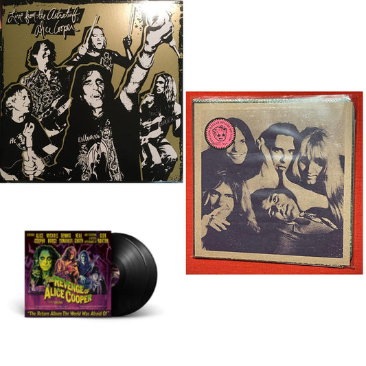 Live From The Astroturf (Gold LP Vinyl/DVD) & Revenge Of Alice Cooper (2LP) & Billion Dollar Babies (50Th Anniversary/Deluxe/3LP)