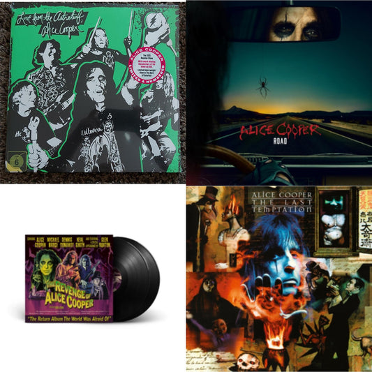 Live From The Astroturf (Glow-In-The-Dark LP Vinyl/DVD) & Road (Orange Marbled Vinyl/2LP/DVD) & Revenge Of Alice Cooper (2LP) & Last Temptation (180G)