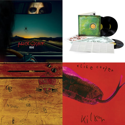 Road (Orange Marbled Vinyl/2LP/DVD) & Billion Dollar Babies (50Th Anniversary/Deluxe/3LP) & School's Out (Expanded & Remastered/3LP) & Killer (Expanded & Remastered/3LP)
